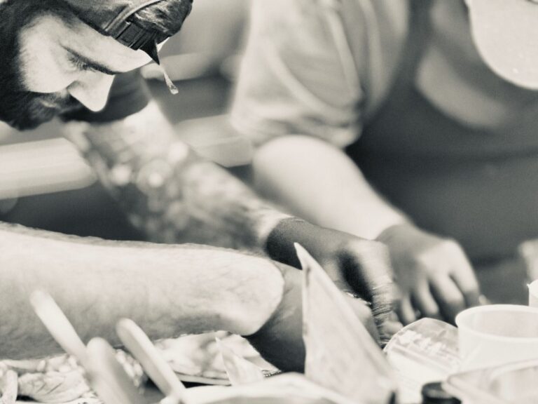 Le chef en cuisine